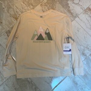 Athleta Girl Supima Oversized Graphic Top XL NWT